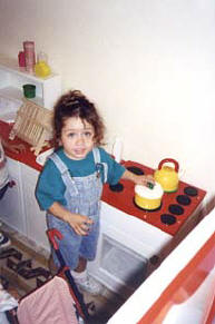 Learning to cook at the Wonderworld Nursery school & Kindergarten in Larnaca, Cyprus 